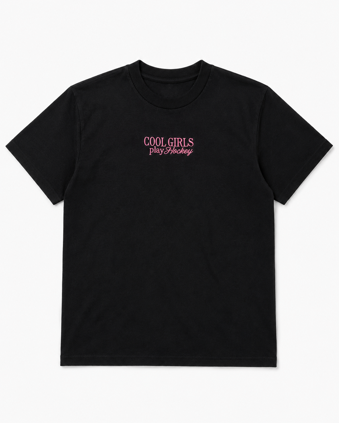 Cool Girls Play Hockey Tee