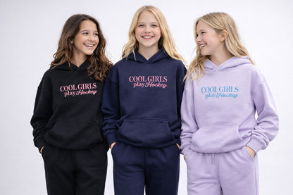 "Cool Girls Play Hockey" Hoodie