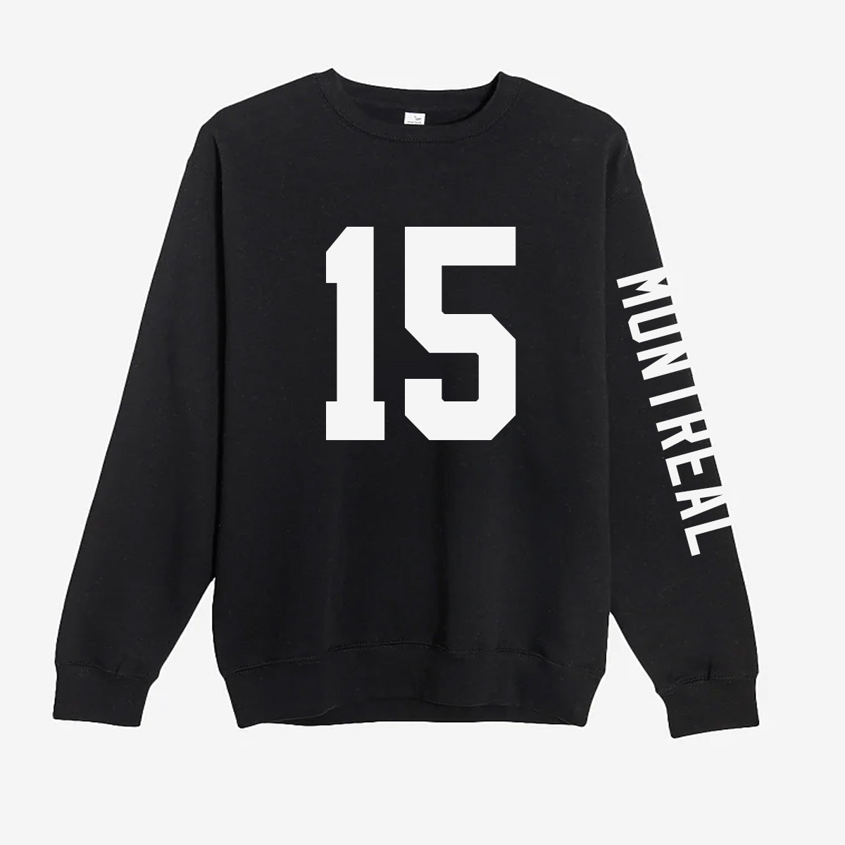 Team - Number and City/Team crewneck