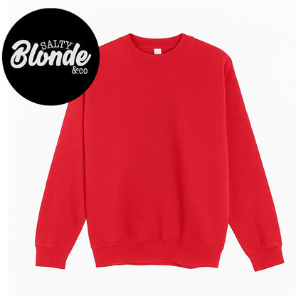 Modern Varsity Crewneck  (Embroidered)