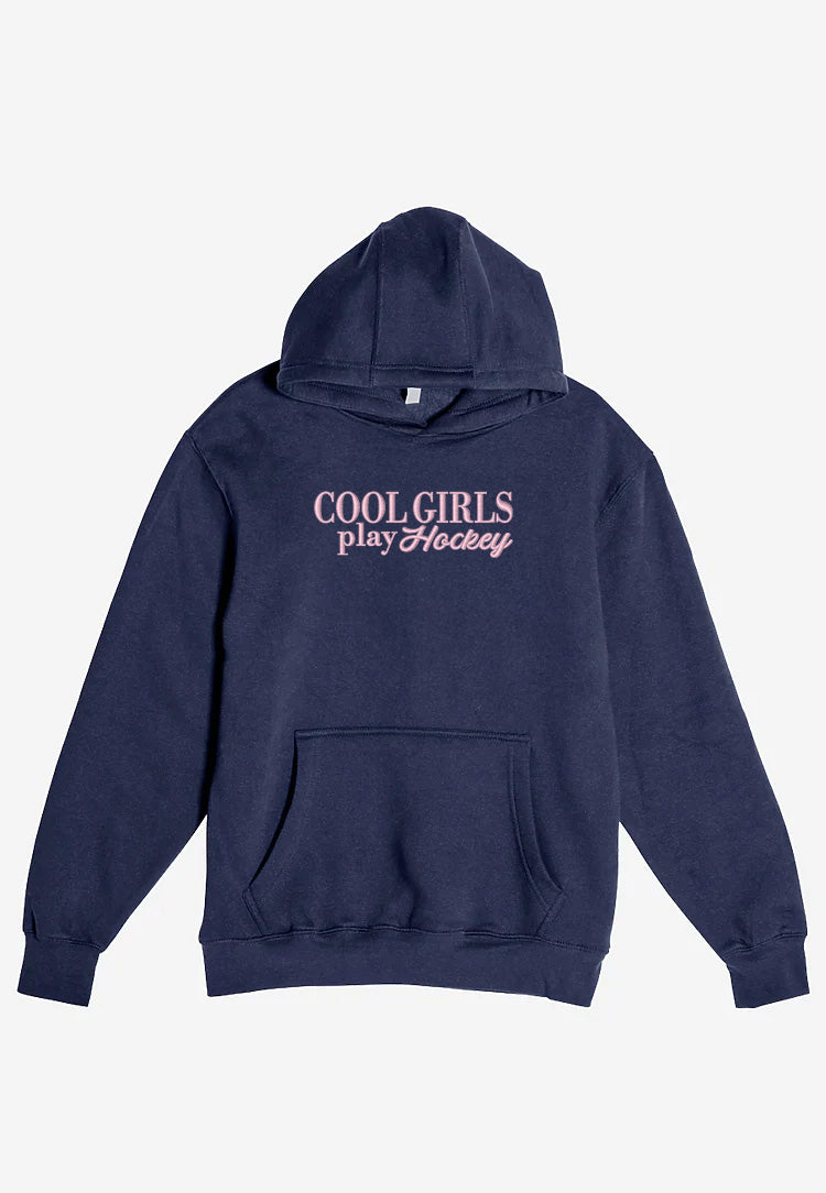 "Cool Girls Play Hockey" Hoodie