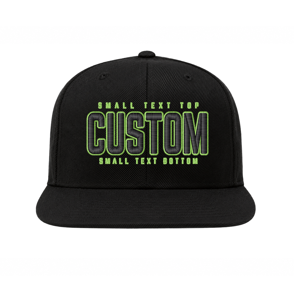 Block Font Hat