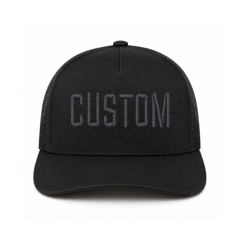 Block Font Hat