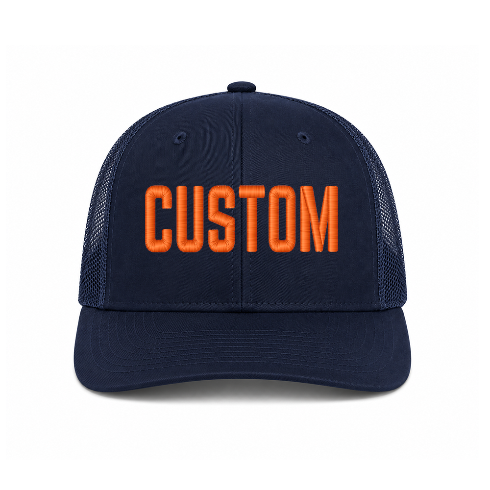 Block Font Hat
