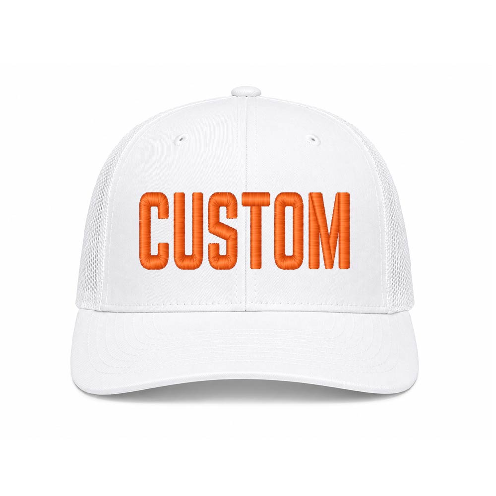 Block Font Hat