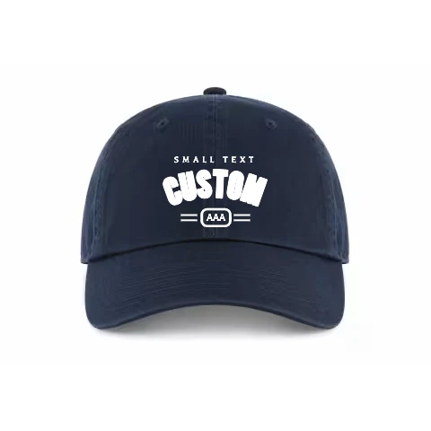Buckle Adjustable - Dad Hat - Navy - Front with Hash Mark Cap / navy / Dad Hat Adjustable design