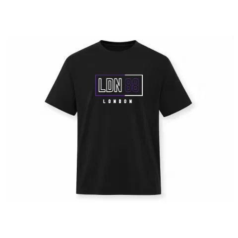 Shirt - Short Sleeve - Black with Boxed - Team + Number / black / short sleeve design